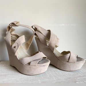 Guess platform wedges
